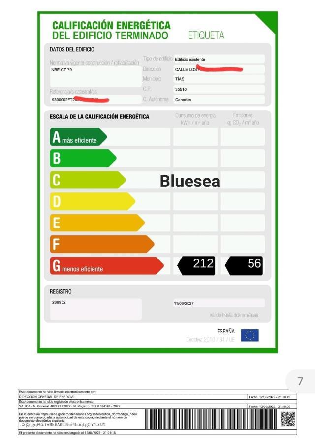 Vivienda Vacacional Bluesea Tías Kültér fotó